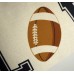 FAVDEC Decorative Love Sporting Ball Pillow Cover 12 Inches x 20 Inches, Throw Pillow Cover with Love Football Pattern, Cover Only (Football)