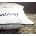 FAVDEC Embroidered Family Definition Decorative Throw Pillow Cover, 18 Inches x 18 Inches Cover Only